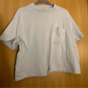 💙 RELIST  Light Blue Heavy Weight Pocket Tee